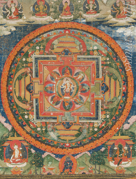 Tibetan culture - Thangka of Amoghapasa