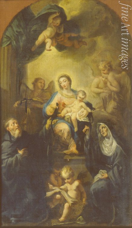 Trevisani Francesco - Madonna und Kind mit Heiligen