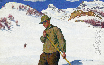 Giacometti Giovanni - Skier