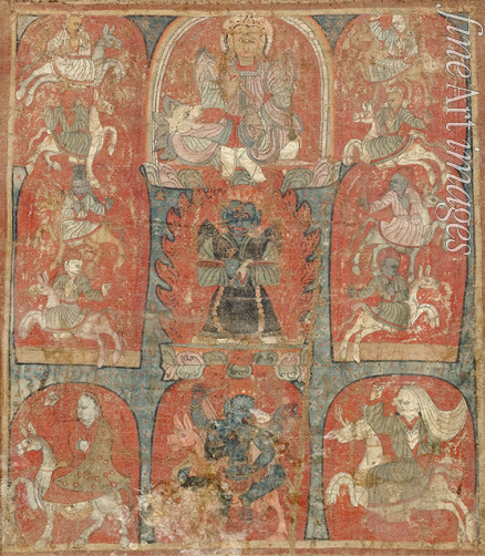 Tibetan culture - Thangka of Panjaranatha Mahakala (Gur Gonpo)