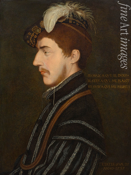 Holbein Hans the Younger (After) - Portrait of Sir Nicholas Poyntz (1510-1556) at the age of 25
