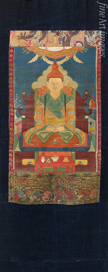 Tibetische Kultur - Thangka des Königs Songtsen Gampo