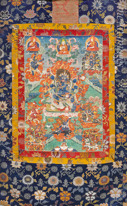 Tibetan culture - Thangka of the six-armed Mahakala