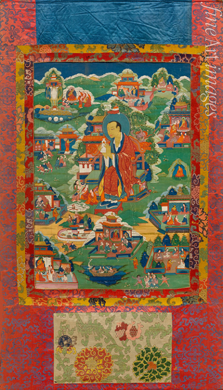Tibetan culture - Thangka of Arhat Abheda