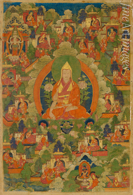 Tibetan culture - Thangka of Tsongkhapa