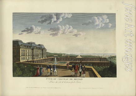 Courvoisier-Voisin Henri - Vue du château de Meudon, prise du côté de la principale entrée