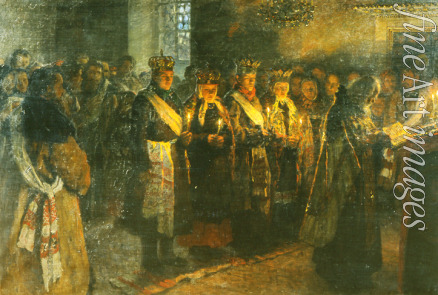 Bogdanov-Belsky Nikolai Petrovich - The Wedding