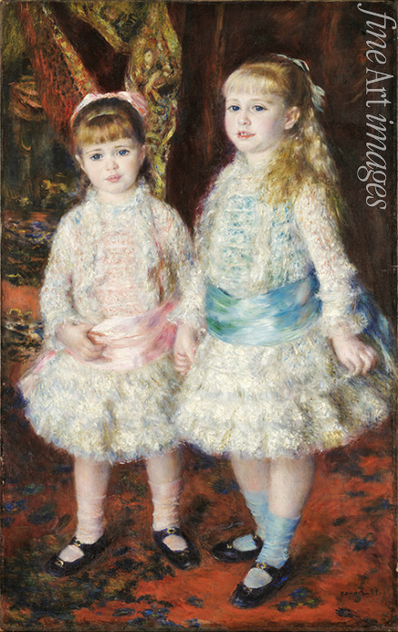 Renoir Pierre Auguste - Pink and Blue - Alice and Elisabeth Cahen d'Anvers