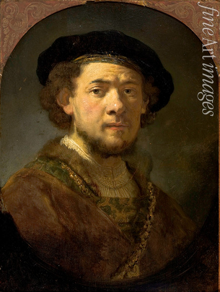 Rembrandt van Rhijn - Portrait of a Young Man with a Golden Chain (Self-Portrait with a Golden Chain)