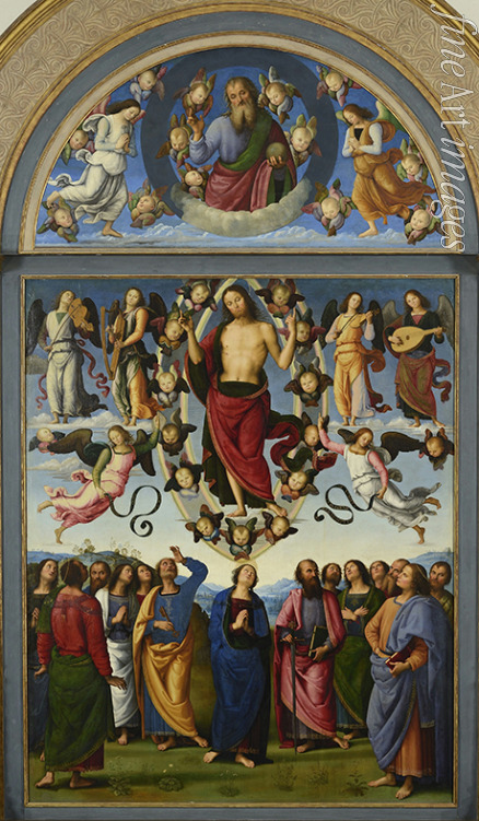 Perugino - Die Himmelfahrt Christi