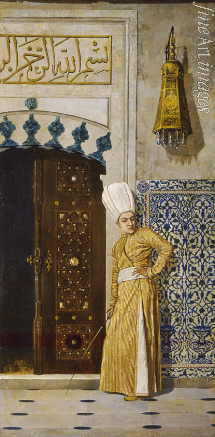 Vereshchagin Vasili Vasilyevich - A eunuch before the door of the harem