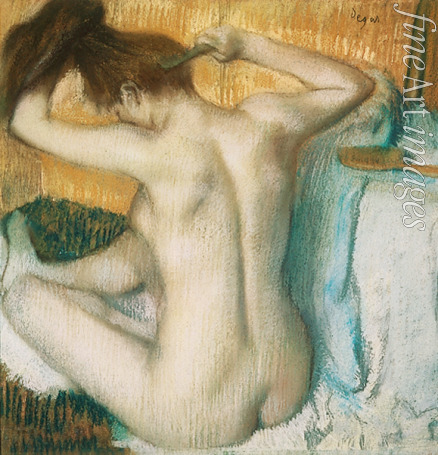 Degas Edgar - Sich kämmende Frau
