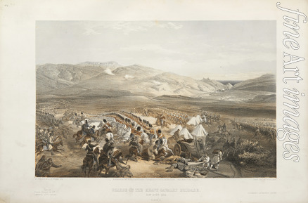 Simpson William - The Charge of the Heavy Cavalry at the Battle of Balaclava, 25 October 1854