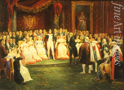 Adam Albrecht - The Reception by Emperor Napoleon Bonaparte