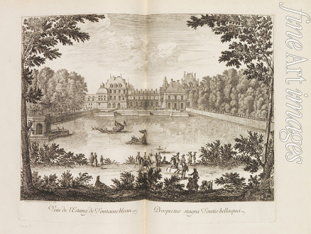 Silvestre Israël the Younger - View of the Palace of Fontainebleau