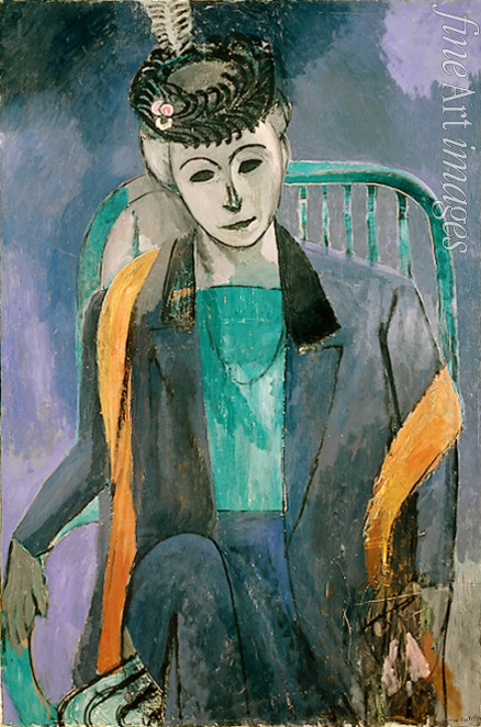 Matisse Henri - Portrait of the artist's wife