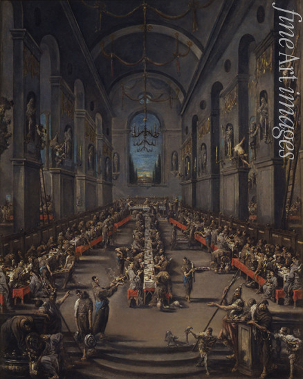 Magnasco Alessandro - The Refectory of the Franciscan Friars
