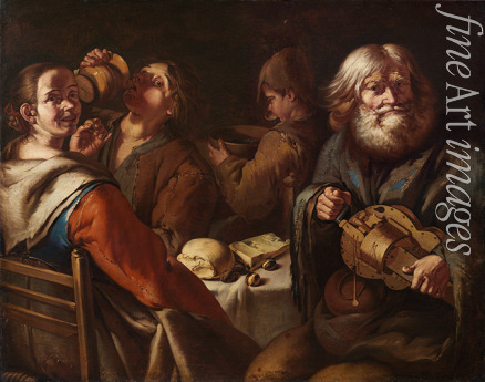 Cipper Giacomo Francesco - Breakfast of beggars with an old ghironda player 