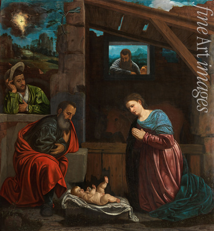 Savoldo Giovanni Girolamo (Girolamo da Brescia) - The Adoration of the Shepherds 