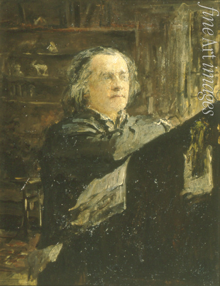 Serow Valentin Alexandrowitsch - Porträt von Komponist Alexander Nikolajewitsch Serow (1820-1871)