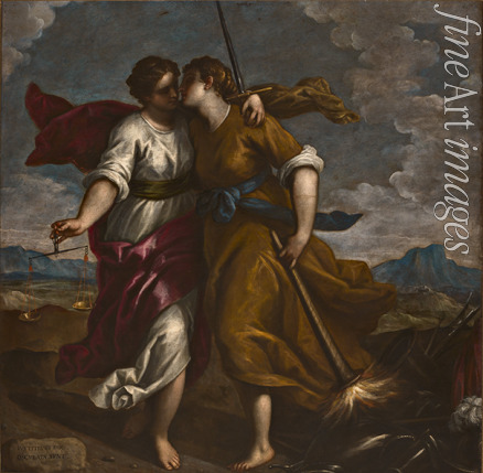 Palma il Giovane Jacopo der Jüngere - Allegorie auf Gerechtigkeit und Frieden