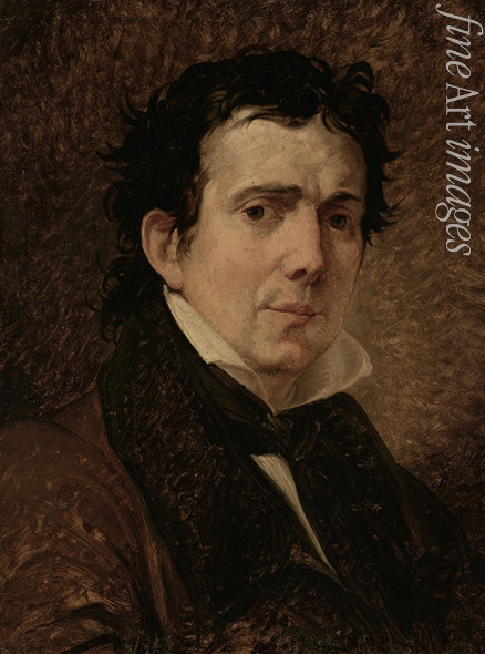 Hayez Francesco - Portrait of the sculptor Pompeo Marchesi (1789-1858)