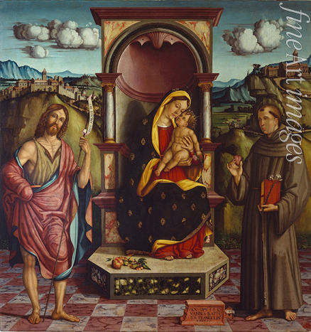 Agabiti Pietro Paolo - The Madonna and Child with Saints John the Baptist and Anthony of Padua