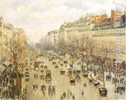 Pissarro Camille - Boulevard Montmartre in Paris