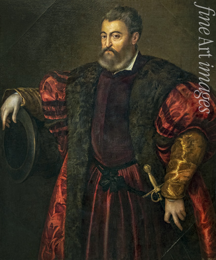 Tizian - Porträt von Herzog Alfonso I. d'Este (1476-1534)