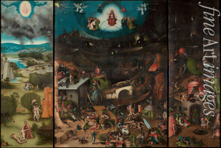 Cranach Lucas der Ältere - Das Jüngste Gericht. Flügelaltar nach Hieronymus Bosch