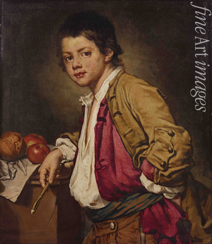 Fra Galgario (Giuseppe Vittore Ghislandi) - Ritratto di giovane pittore (Portrait of a young painter)
