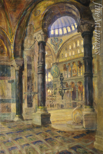 Kasatkin Nikolai Alexeyevich - The Hagia Sophia in Constantinople