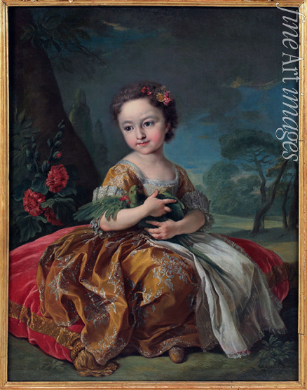Van Loo Louis Michel - Porträt von Maria Luisa Gabriella von Savoyen (1688-1714) als Kind