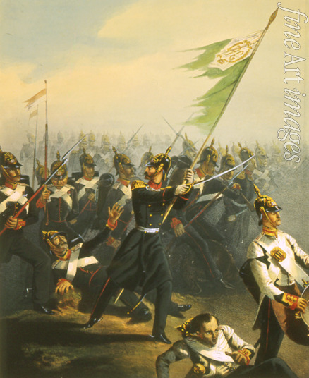 Adam Jean-Victor Vincent - The battle of Oltenitza on 4 November 1853