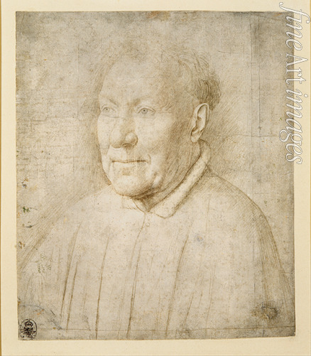 Eyck Jan van - Bildnis eines älteren Mannes (Kardinal Niccolò Albergati)
