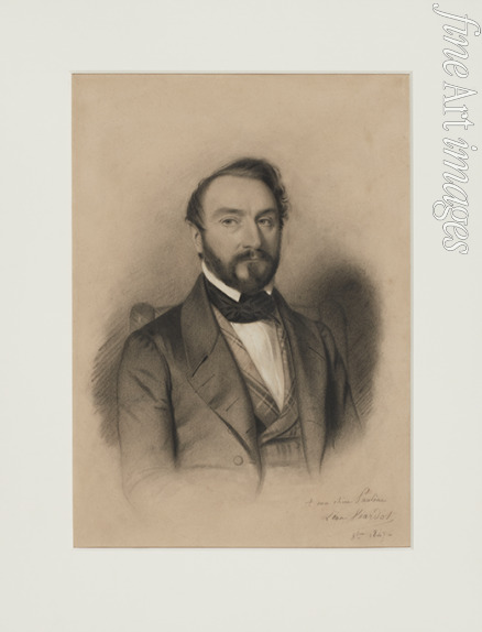 Viardot Léon - Porträt von Louis Viardot