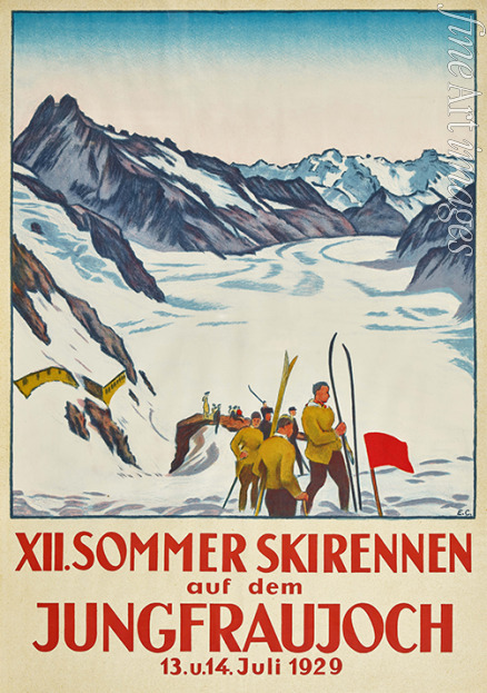 Cardinaux Emil - XII. Sommer Skirennen auf dem Jungfraujoch
