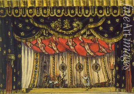 Shchuko Vladimir Alexeyevich - Stage design for the play The Destroyer of Jerusalem by Arvid Järnefelt