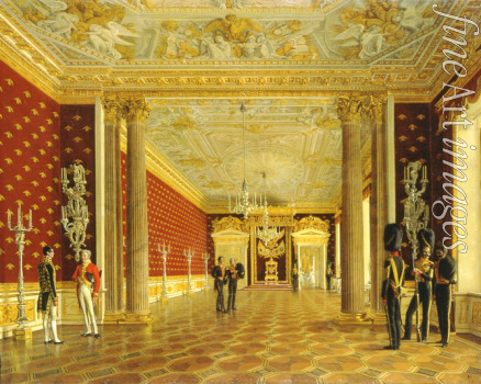Krendovski Evgraf Fyodorovich - The Throne Hall in the Winter Palace in St. Petersburg