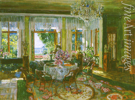 Zhukovsky Stanislav Yulianovich - The sitting room in the Manor House Brasovo