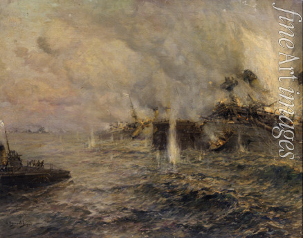 Chumakov Arkadi Afanasyevich - The Battle of Tsushima on May 27, 1905