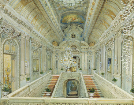 Sadovnikov Vasily Semyonovich - The Main staircase in the Yusupov Palace in St. Petersburg