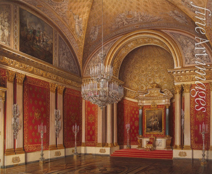 Hau Eduard - Der Peter-Saal (Kleiner Thronsaal) im Winterpalast
