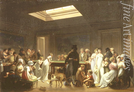 Boilly Louis-Léopold - A Game of Billiards