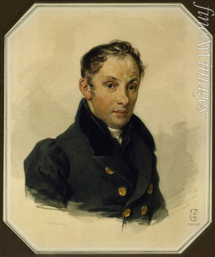 Sokolov Pyotr Fyodorovich - Portrait of the poet Vasily Zhukovsky (1783-1852)