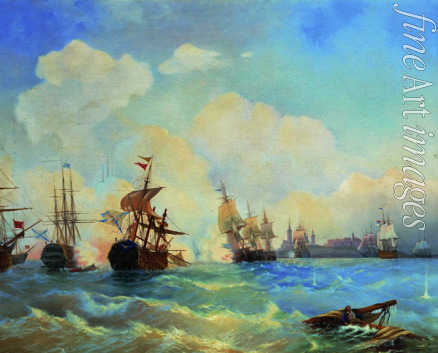 Bogolyubov Alexei Petrovich - The naval Battle of Reval on 13 May 1790