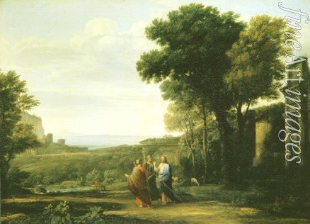 Lorrain Claude - Landscape with Christ on the Road to Emmaus
