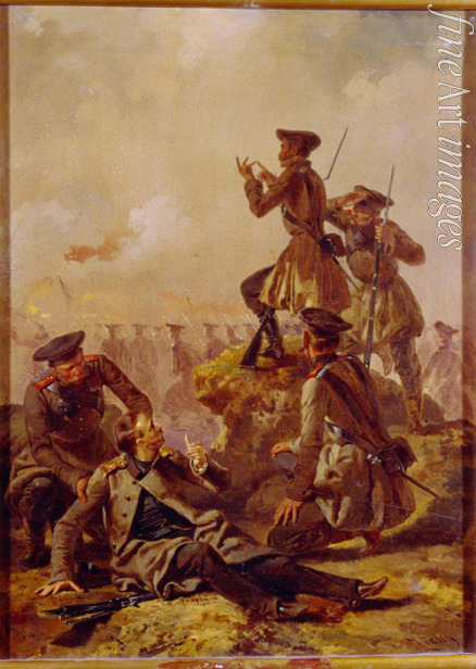 Zichy Mihály - A scene from the Crimean War (1853-1856)
