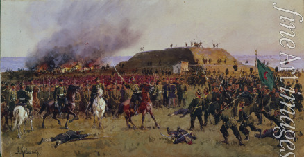 Kivshenko Alexei Danilovich - Taking the fortress of Gorni-Dubnik on 24 October 1877