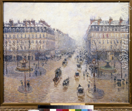 Pissarro Camille - L'Avenue de l'Opéra. Schnee. Morgen